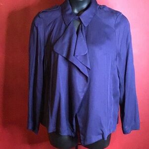 ELLE EVENING BLUE JACKET SIZE XL